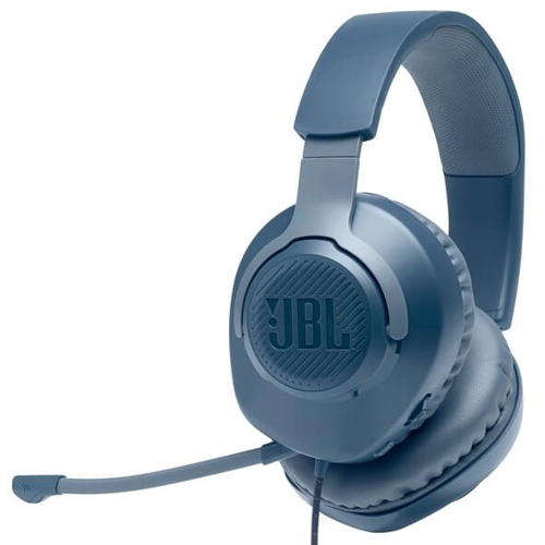 אוזניות גיימינג JBL &lrm;Quantum 100 - כחול
