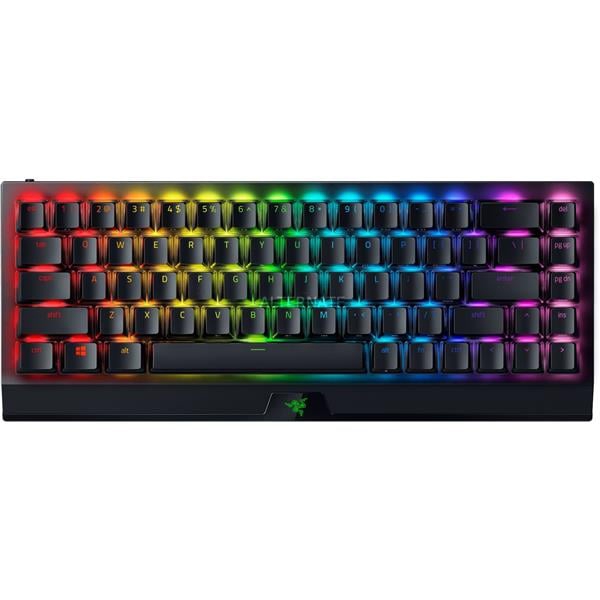 מקלדת גיימינג אלחוטית כולל תאורת Razer RGB &lrm;BlackWidow V3 Mini - Yellow Switch