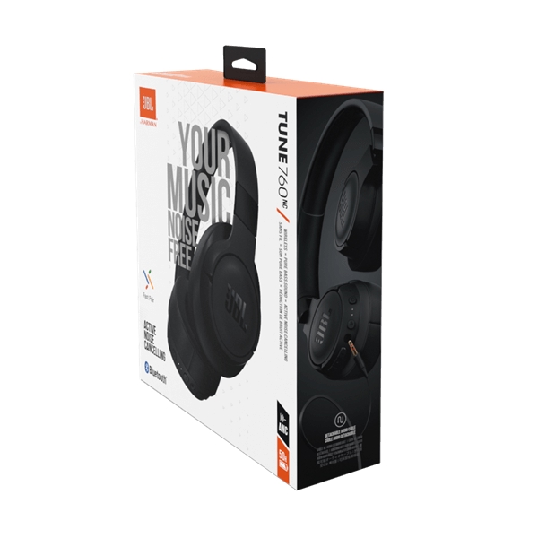 אוזניות over-ear אלחוטיות כולל ביטול רעשים jbl