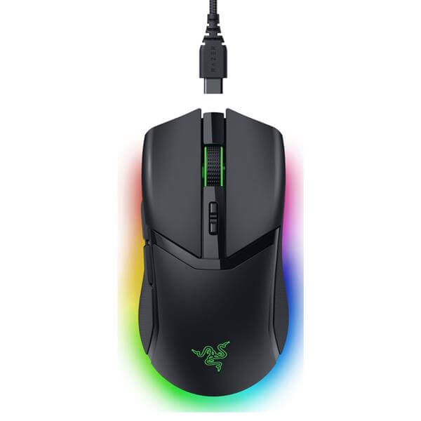 עכבר גיימינג אלחוטי כולל תאורת razer rgb