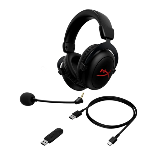 אוזניות גיימינג on-ear אלחוטיות hyperx