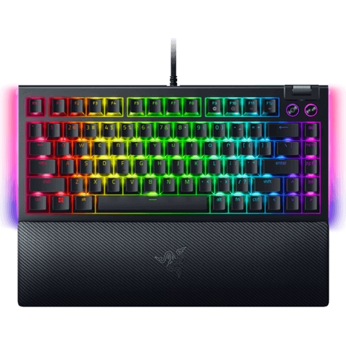 מקלדת גיימינג חוטית Razer &lrm;Blackwidow V4 75 - שחור