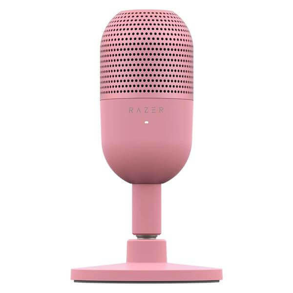 מיקרופון גיימינג חוטי שולחני למחשב Razer &lrm;Seiren V3 Mini Ultra Compact ורוד
