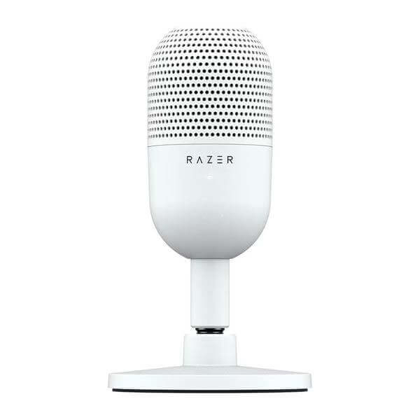 מיקרופון גיימינג חוטי שולחני למחשב Razer &lrm;Seiren V3 Mini Ultra Compact לבן