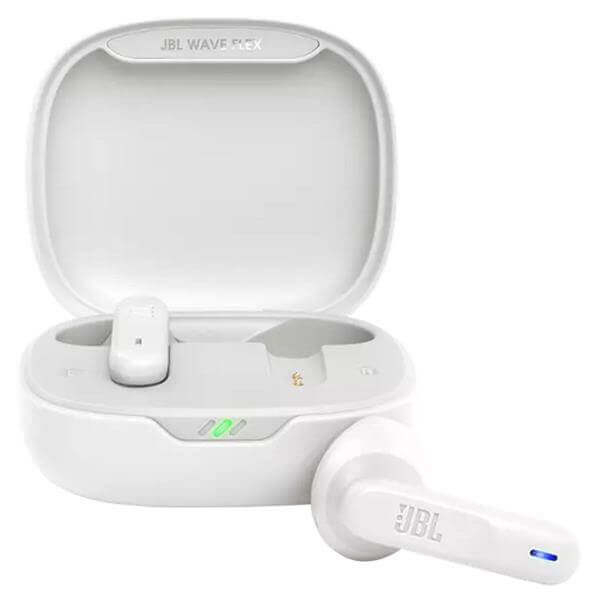 אוזניות TWS אלחוטיות JBL &lrm;Wave Flex TW לבן
