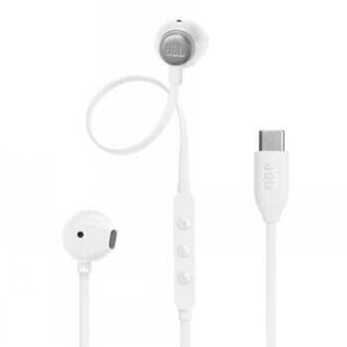 אוזניות In Ear חוטיות JBL &lrm;Tune T305C לבן