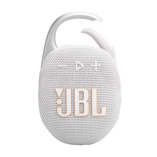 רמקול מיני אלחוטי JBL &lrm;Clip 5 - לבן