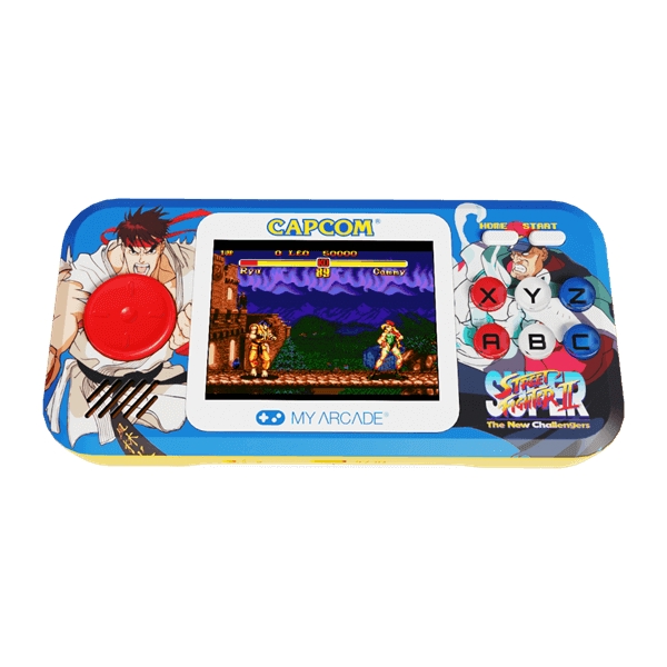קונסולת רטרו My Arcade &lrm;Super Street Fighter II Pocket Player Pro