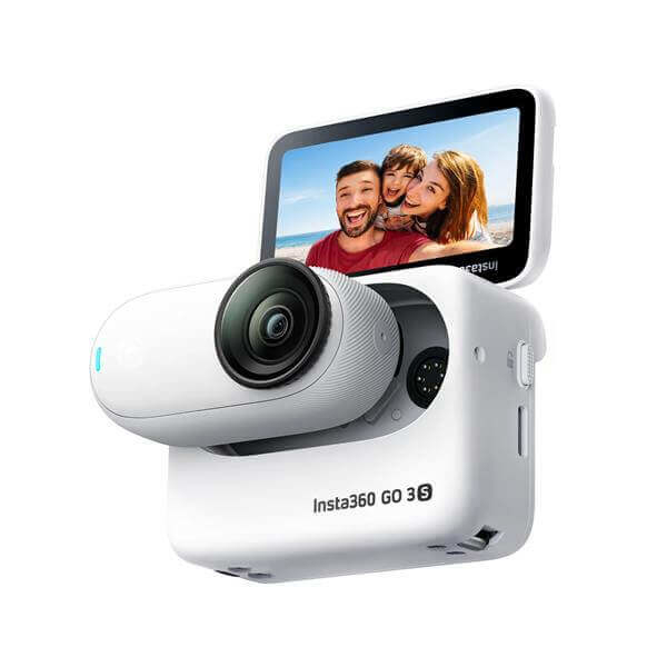 מצלמת אקסטרים Insta360 &lrm;Go 3S 128GB - לבן