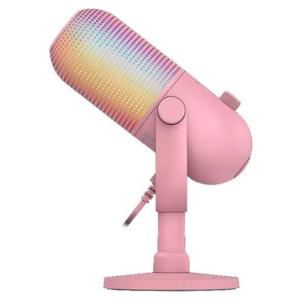 מיקרופון גיימינג חוטי שולחני למחשב כולל תאורת razer rgb