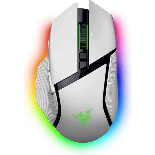 עכבר גיימינג אלחוטי Razer &lrm;Basilisk V3 Pro 35K - לבן