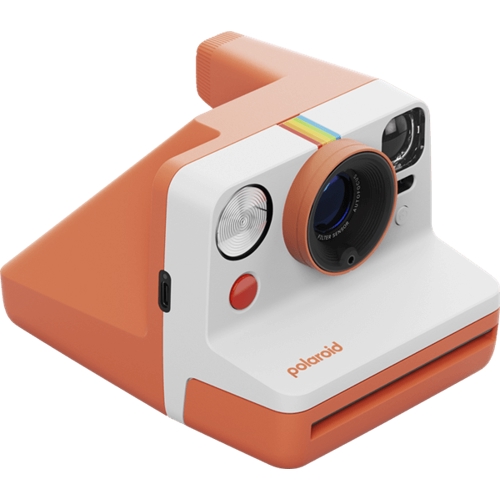 now instant camera generation 3 - לבן \ כתום polaroid