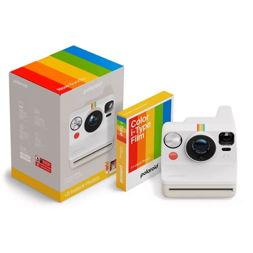 באנדל מצלמת פיתוח מהיר כולל דפי צילום Polaroid &lrm;Now Generation 3 Starter Set