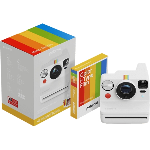 סט מצלמת פיתוח מהיר ודפי צילום Polaroid &lrm;Now+ Generation 3 Starter Set