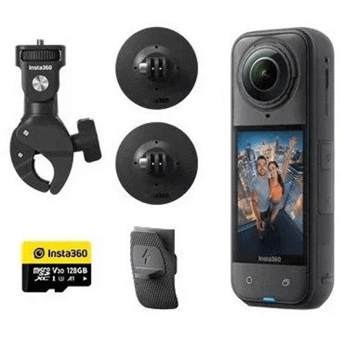 קיט מצלמת אקסטרים Insta360 &lrm;X5 Motorcycle Bundle