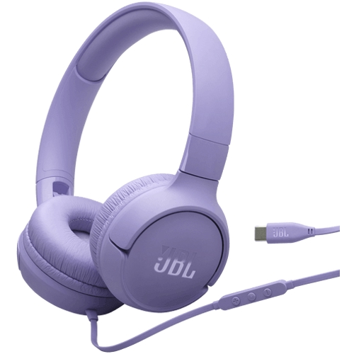 אוזניות On-Ear חוטיות JBL &lrm;Tune 520 Type-C - סגול