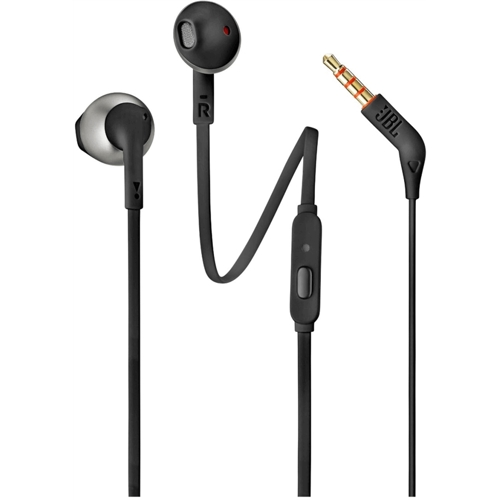 אוזניות In Ear חוטיות JBL &lrm;Tune 205BLKE שחור