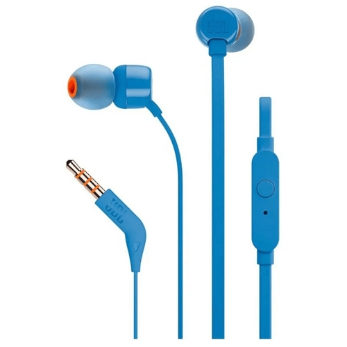 אוזניות In Ear חוטיות JBL &lrm;Tune 160 כחול