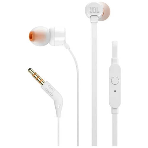 אוזניות In Ear חוטיות JBL &lrm;Tune 160 לבן