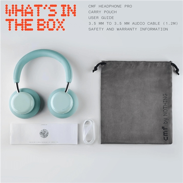 אוזניות over ear אלחוטיות cmf by nothing