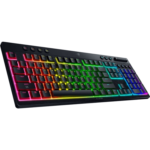 blackwidow v4 low-profile hyperspeed - סוויץ' צהוב razer