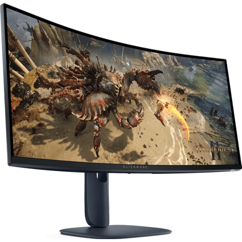 תמונה של מסך מחשב גיימינג קעור 34 dell
