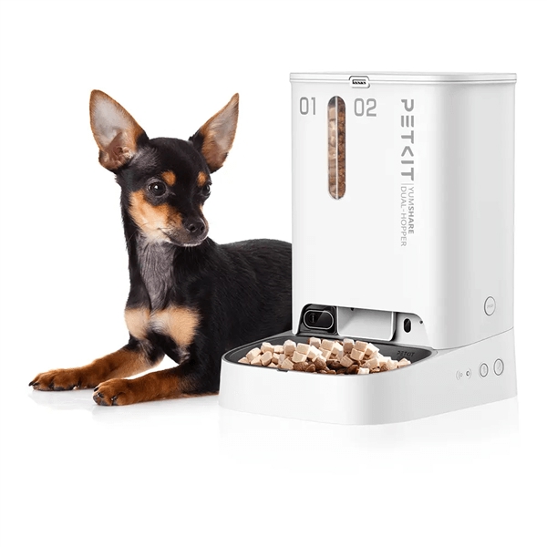 yumshare dual-hopper with camera petkit