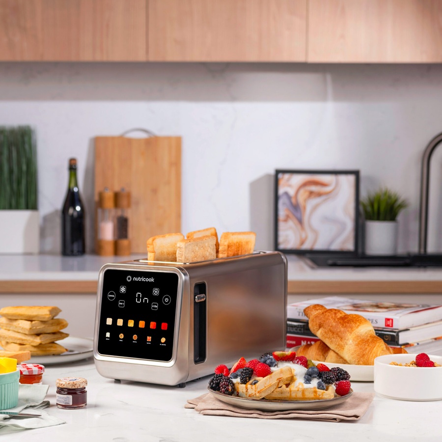 תמונה של מצנם דיגיטלי כולל מסך מגע - 4 פרוסות nutricook