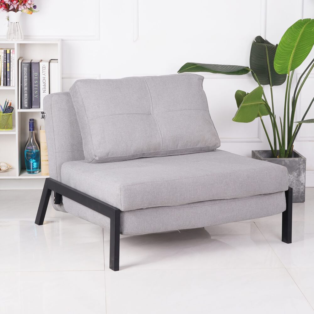 כורסא מעוצבת נפתחת למיטת יחיד Home Decor &lrm;אוסקר 95