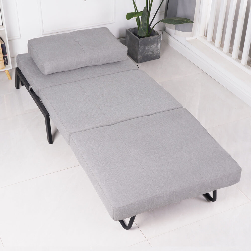 כורסא מעוצבת נפתחת למיטת יחיד home decor