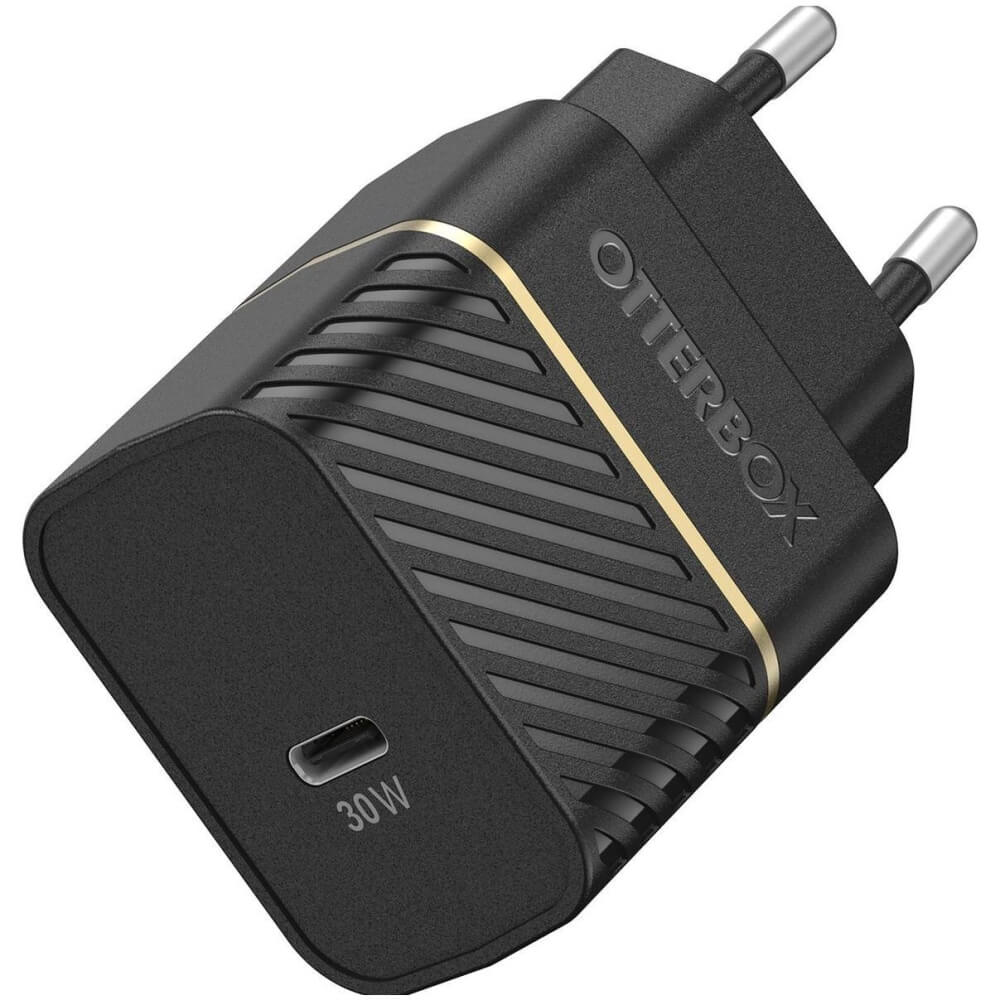 ראש מטען 30W - ללא כבל OtterBox &lrm;Wall Charger USB-C 30W שחור