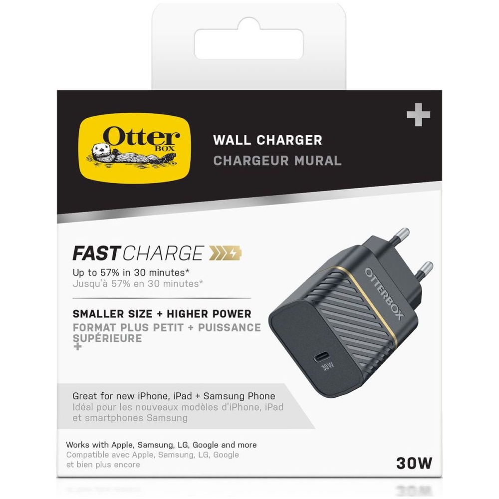 ראש מטען 30w - ללא כבל otterbox
