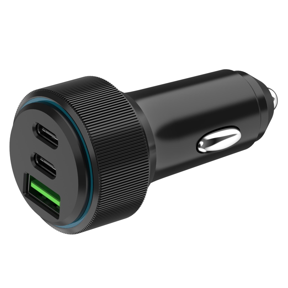 ראש מטען לרכב 63W כולל 3 יציאות Mower USB-A+2XUSB-C &lrm;572991