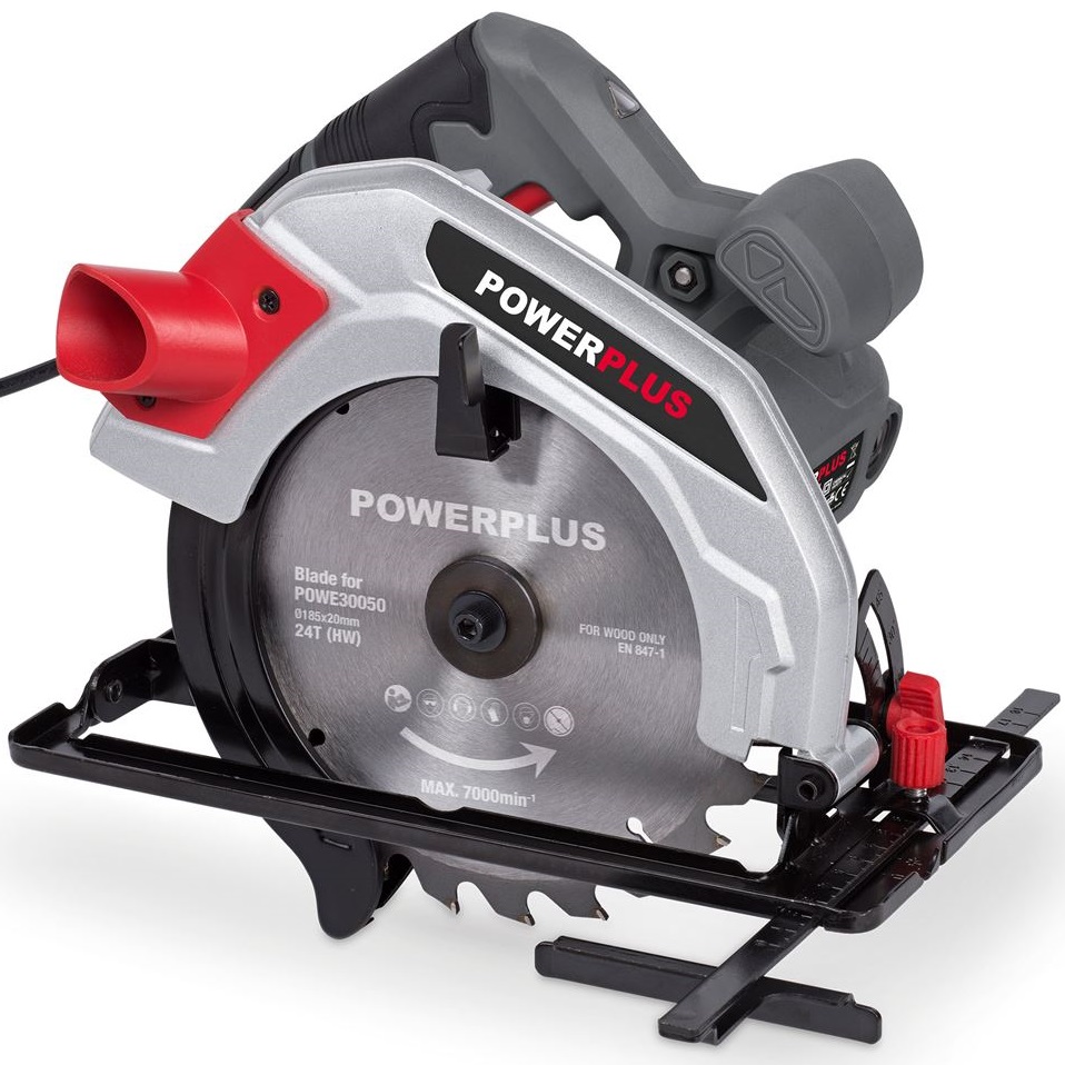 תמונה של מסור עגול 185 ממ powerplus 1200w