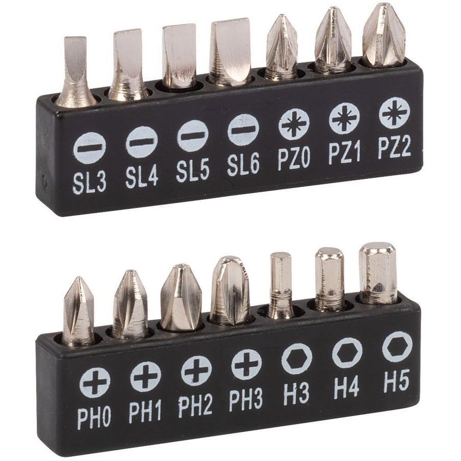 מברגה קומפקטית נטענת 3.6v כולל 20 אביזרים powerplus