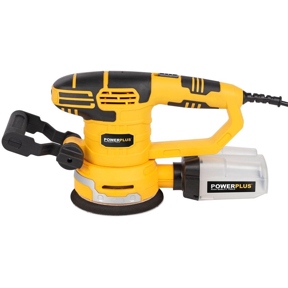 תמונה של מלטשת אקצנטרית 125 ממ 450w כולל 3 אביזרים powerplus