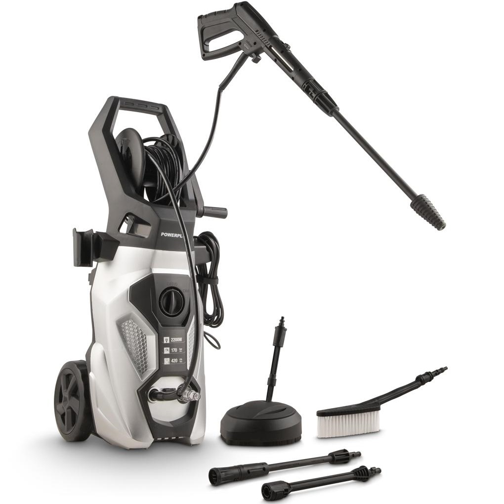 סרטון - מכונת שטיפה בלחץ - 170 בר powerplus  פאוור פלוס  powxg90504