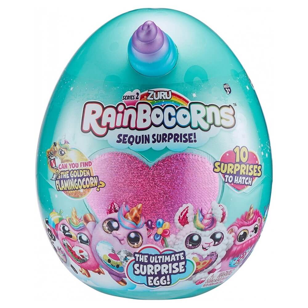 סרטון - ריינבוקורן ביצת הפתעה ענקית zuru  זורו  series 2 ultimate surprise egg