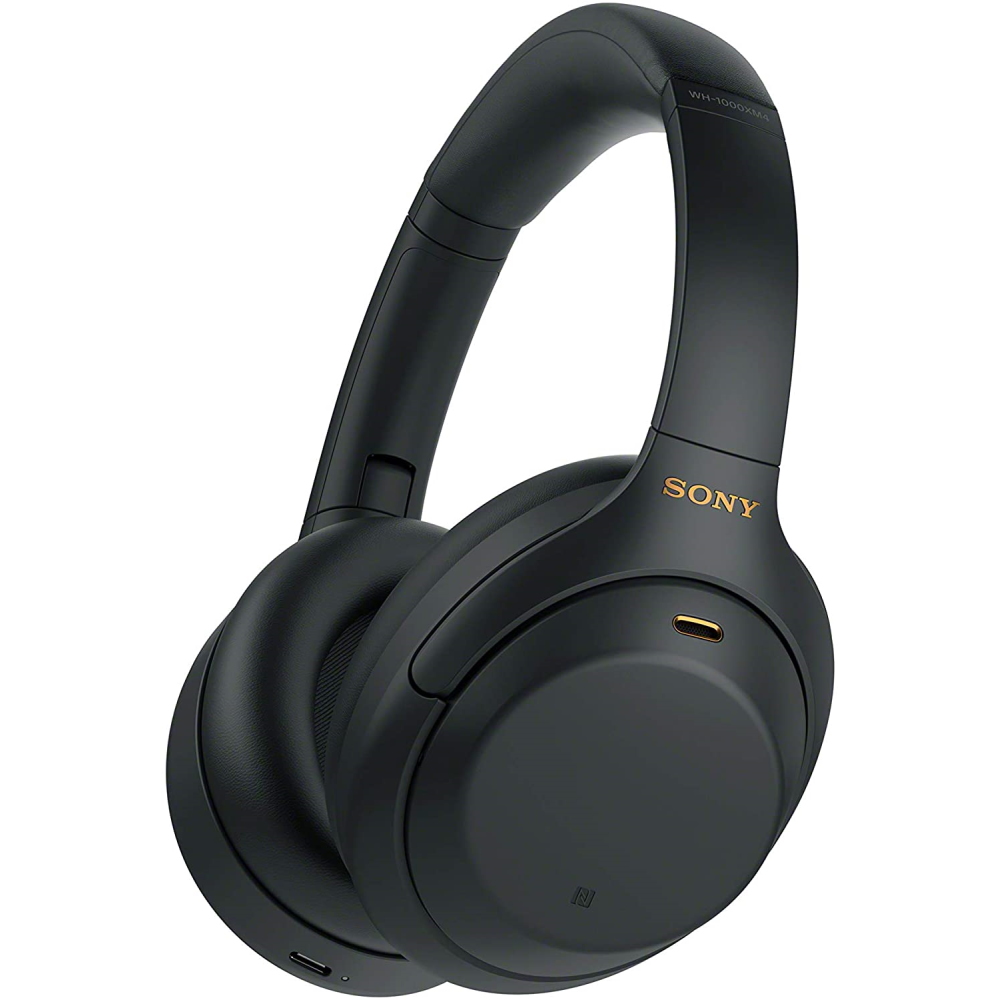 סרטון - אוזניות אלחוטיות on ear כולל ביטול רעשים sony  סוני  wh-1000xm4b