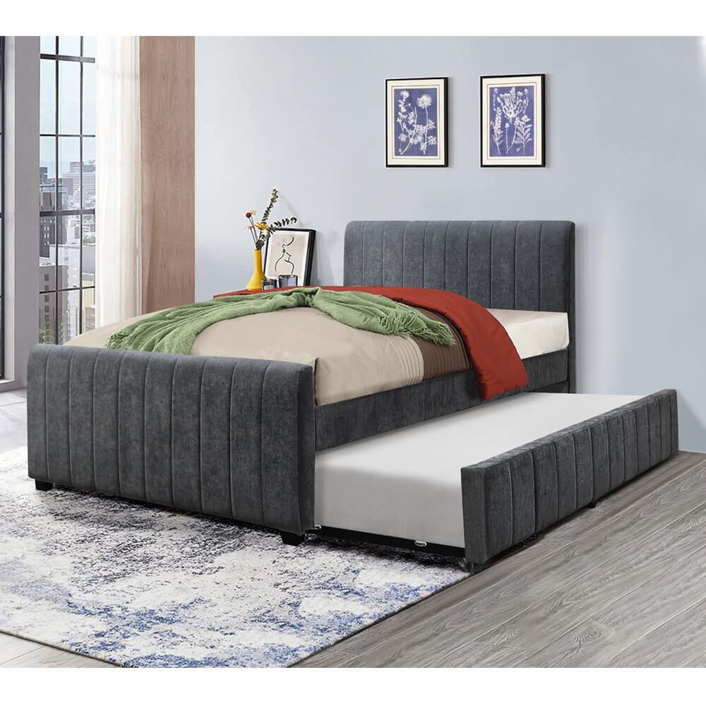 מיטה רחבה לנוער 120x190 כולל ריפוד בד רחיץ home decor