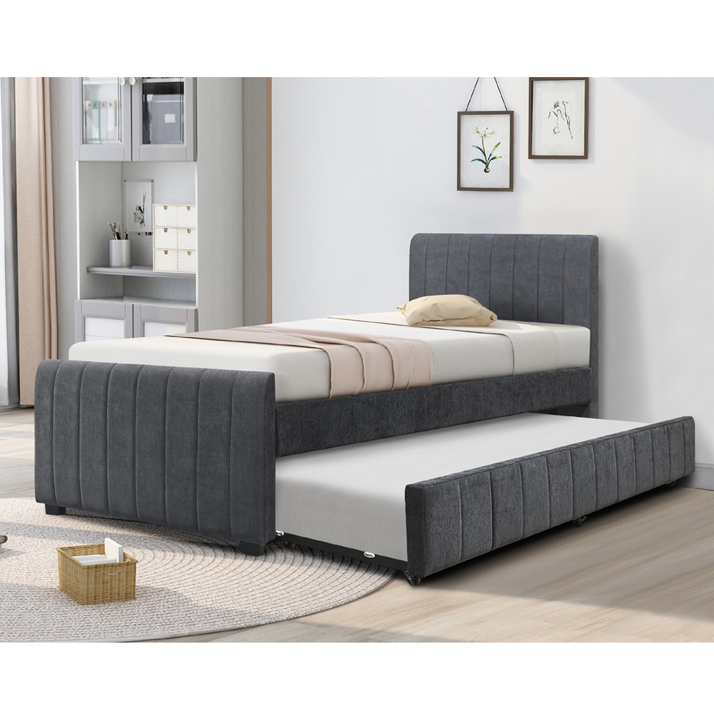 מיטת יחיד לנוער 90x190 כולל ריפוד בד רחיץ home decor