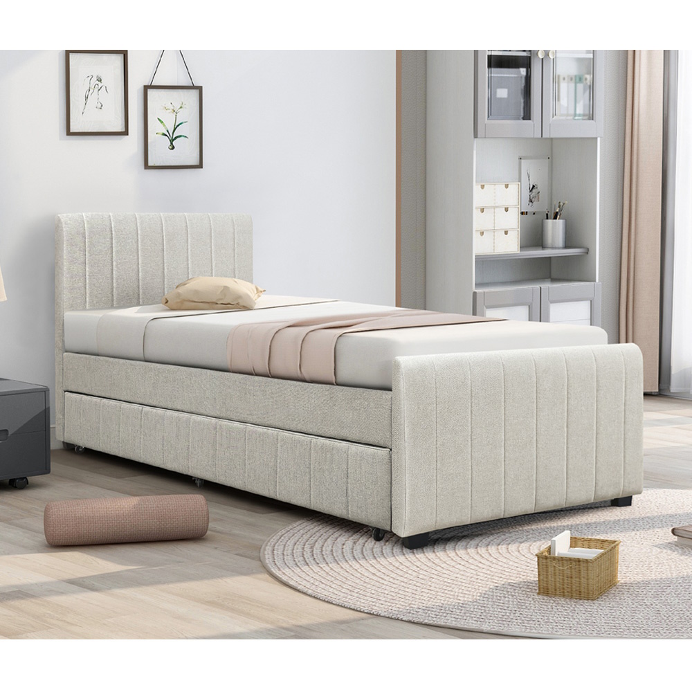 מיטת יחיד לנוער 90x190 כולל ריפוד בד רחיץ home decor