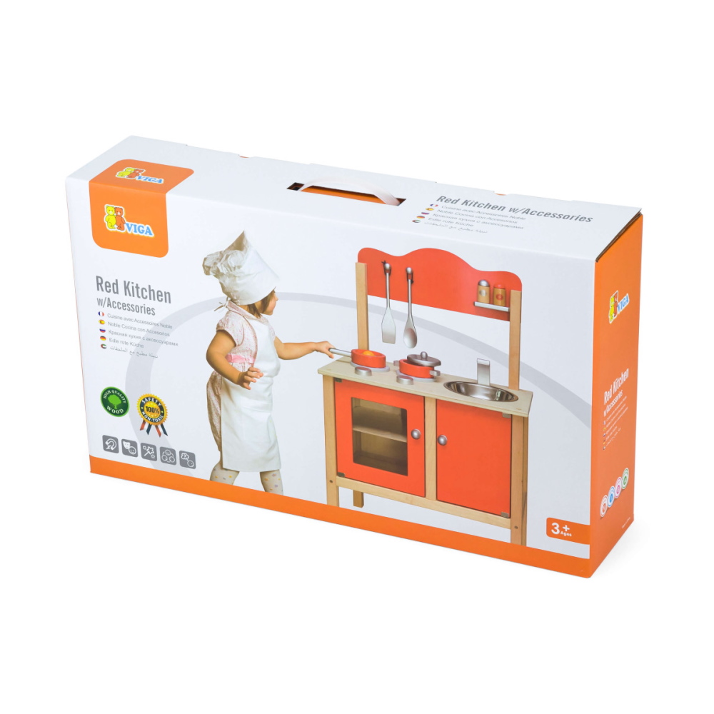 red kitchen viga