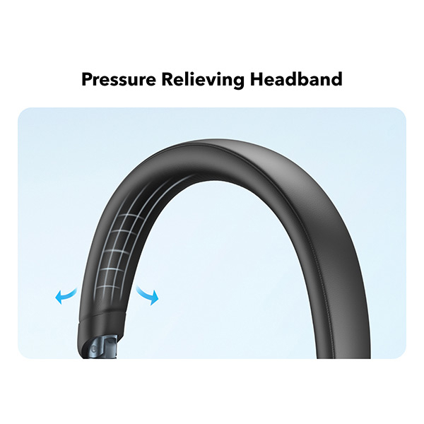 אוזניות קשת on-ear אלחוטיות anker