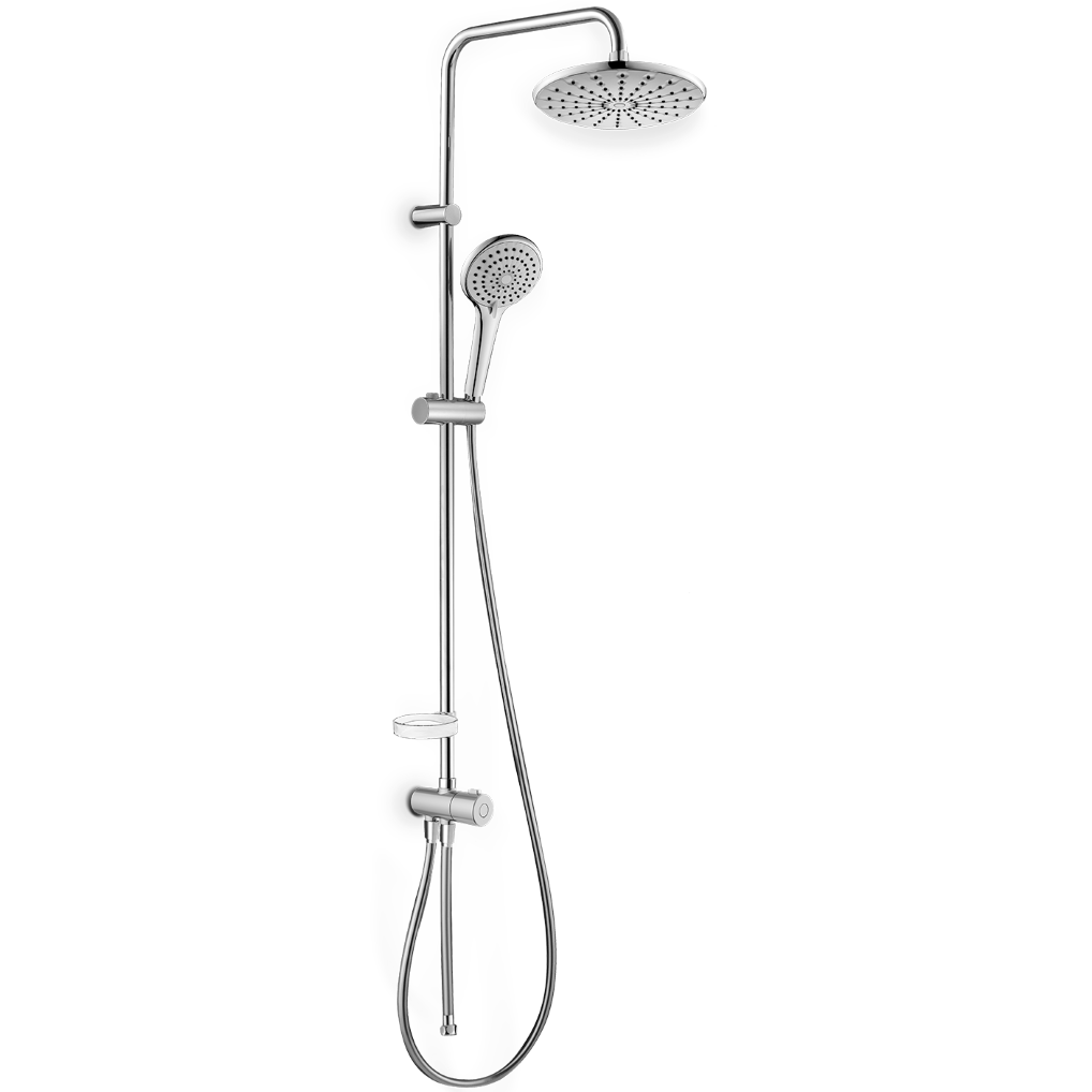 מוט פינוק משולב מערכת רחצה 5 מצבים Splash &lrm;sp2760 ניקל מוברש