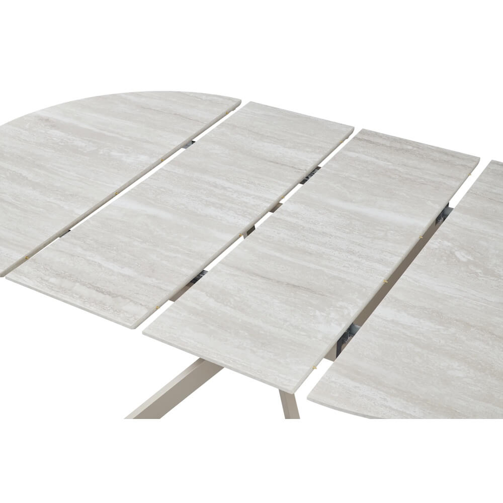 פינת אוכל נפתחת עגולה כולל 4 כיסאות home decor