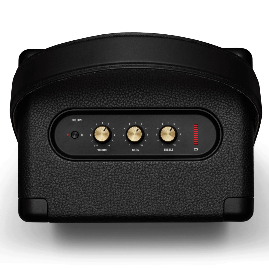 tufton שחור משולב פליז marshall