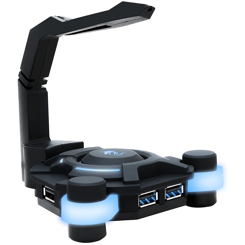 מפצל 4 כניסות USB כולל מנהל כבל לעכבר Dragon &lrm;GPDRA-USS-B