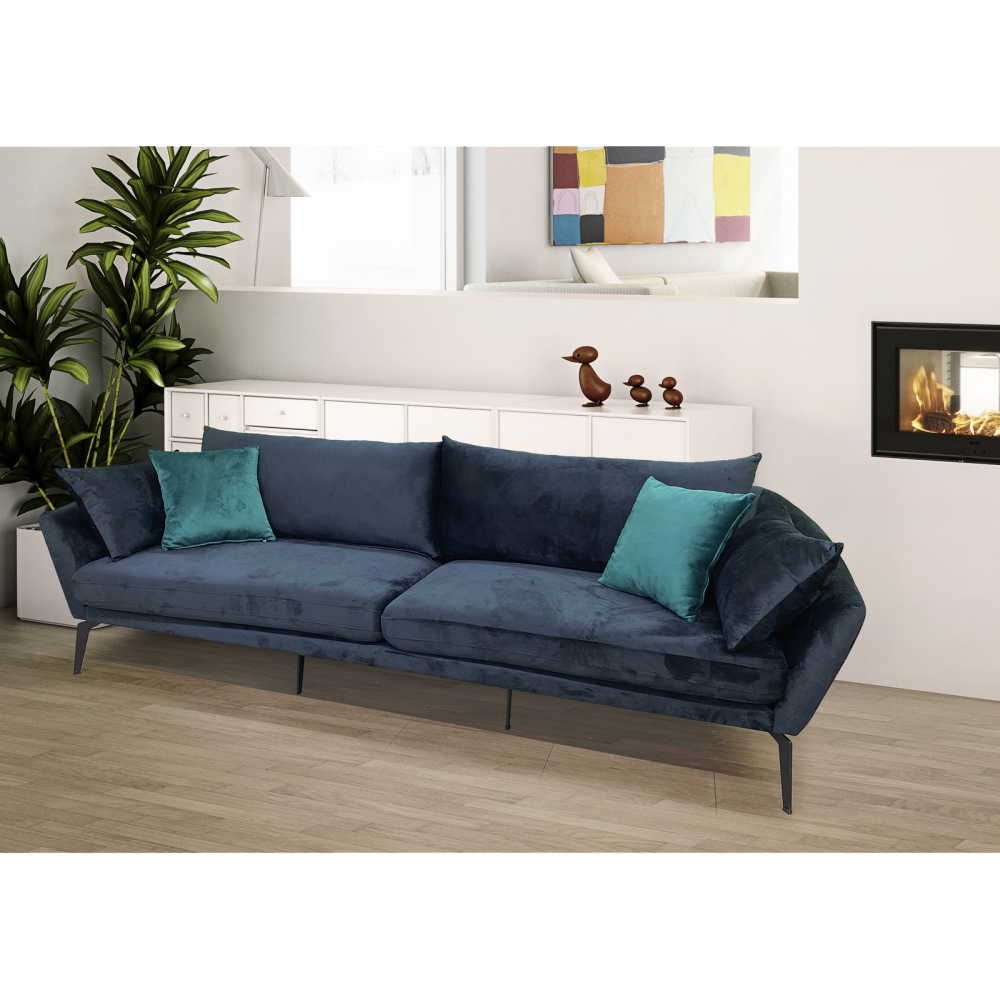 ספה ארוכה מרופדת בד פנדה איכותי Or Design &lrm;ווסט