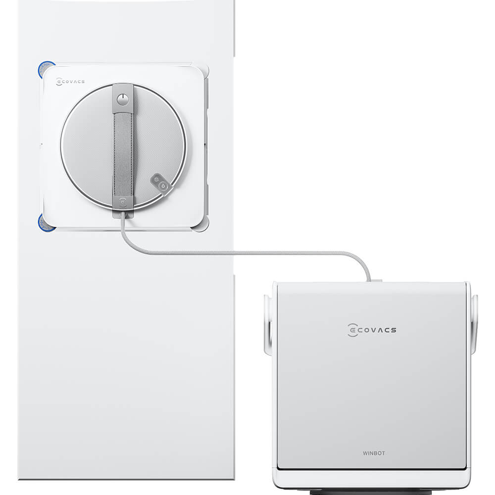 מנקה חלונות רובוטי כולל תחנת עגינה ecovacs